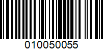 Barcode for 010050055