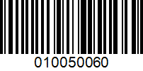 Barcode for 010050060