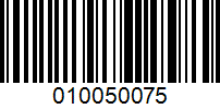 Barcode for 010050075