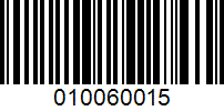 Barcode for 010060015