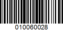 Barcode for 010060028