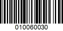 Barcode for 010060030