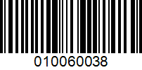 Barcode for 010060038