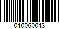 Barcode for 010060043