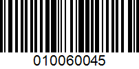 Barcode for 010060045