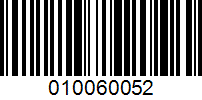 Barcode for 010060052