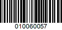 Barcode for 010060057