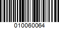 Barcode for 010060064