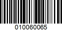 Barcode for 010060065