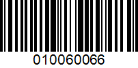 Barcode for 010060066