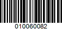 Barcode for 010060082