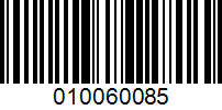 Barcode for 010060085