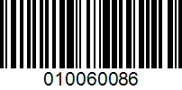 Barcode for 010060086