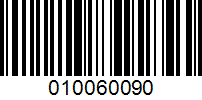 Barcode for 010060090