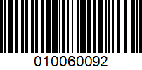 Barcode for 010060092