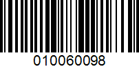 Barcode for 010060098