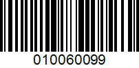 Barcode for 010060099