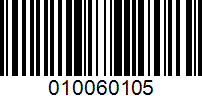 Barcode for 010060105