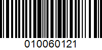 Barcode for 010060121