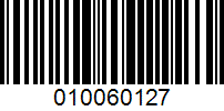 Barcode for 010060127