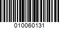 Barcode for 010060131