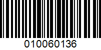 Barcode for 010060136