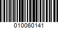 Barcode for 010060141