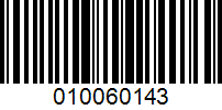 Barcode for 010060143