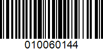 Barcode for 010060144