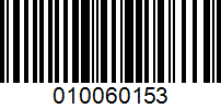 Barcode for 010060153