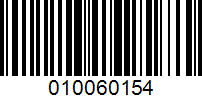 Barcode for 010060154