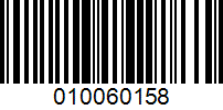 Barcode for 010060158