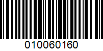 Barcode for 010060160