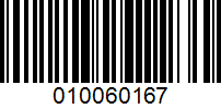 Barcode for 010060167