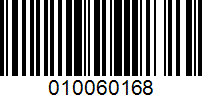 Barcode for 010060168