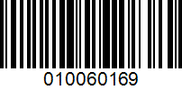 Barcode for 010060169