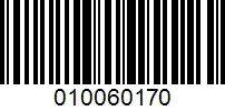 Barcode for 010060170