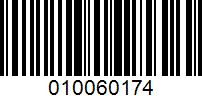 Barcode for 010060174