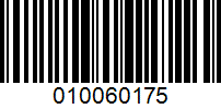 Barcode for 010060175