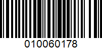 Barcode for 010060178