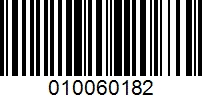 Barcode for 010060182