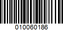 Barcode for 010060186