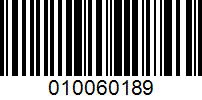 Barcode for 010060189