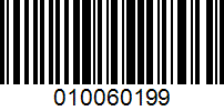 Barcode for 010060199