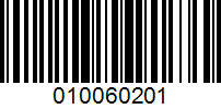 Barcode for 010060201