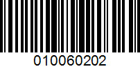 Barcode for 010060202