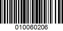 Barcode for 010060206