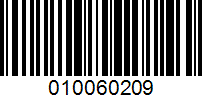 Barcode for 010060209