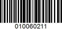 Barcode for 010060211