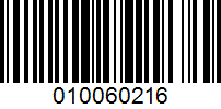 Barcode for 010060216